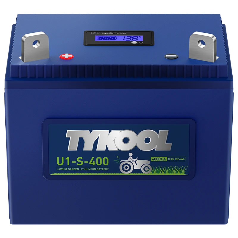 TYKOOL Lithium LiFePO4 Group U1 8Ah 400CCA Lawn Mower Battery