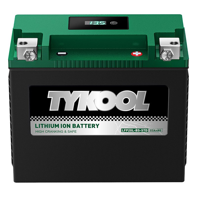 TYKOOL YTX20L-BS 12.8V 480CCA Lithium Snowmobile Jet Ski Battery