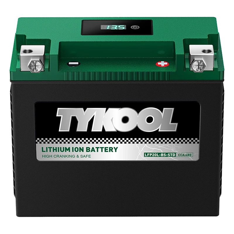 TYKOOL YTX20L-BS 12.8V 480CCA Lithium Snowmobile Jet Ski Battery