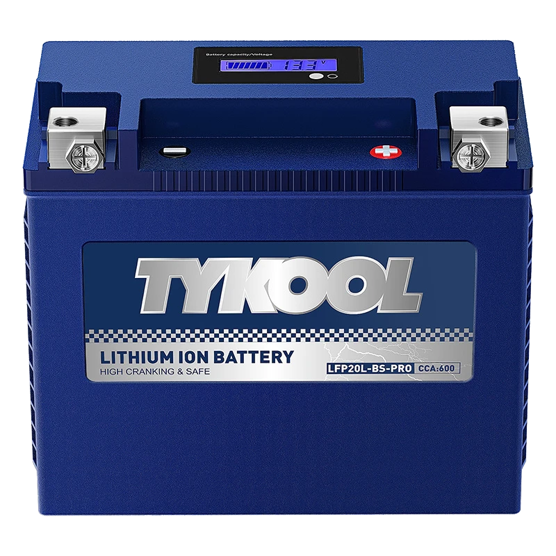 TYKOOL YTX20L-BS-PRO 12.8V 600A Lightweight Lithium Motorcycle ATV UTV Battery