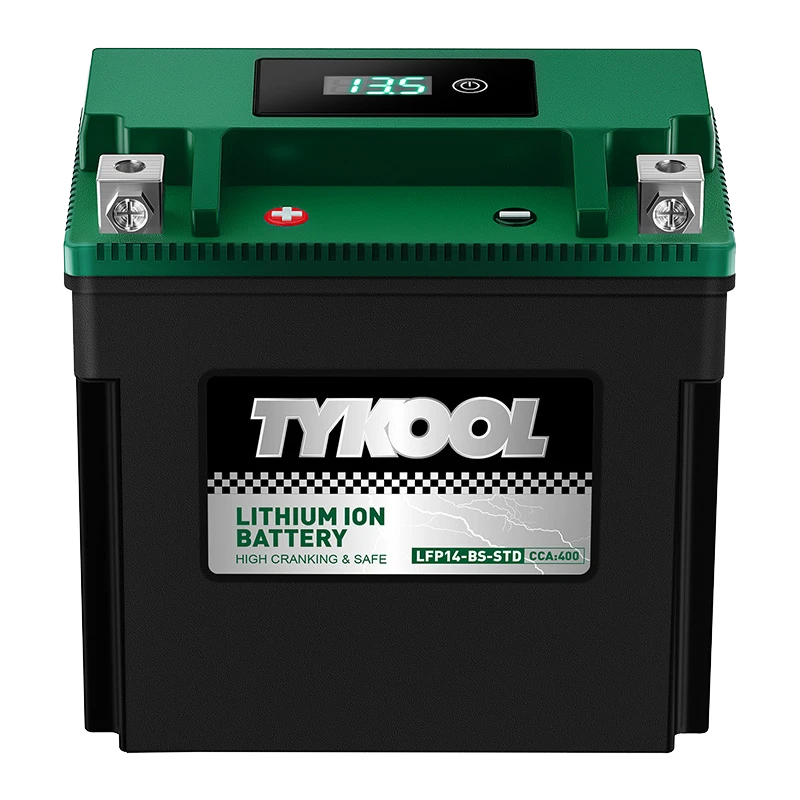 TYKOOL YTX14-BS 12.8V 400CCA Lithium Motorcycle Snowmobile  Battery