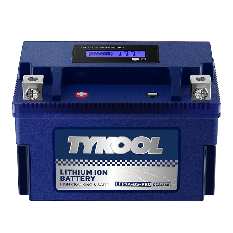 TYKOOL YTX7A-BS-PRO 4Ah 240CCA Eco-Friendly Lithium Powersports Battery