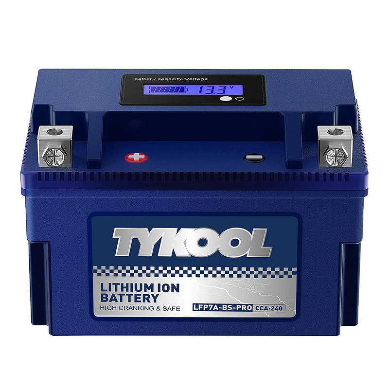 TYKOOL YTX7A-BS-PRO 4Ah 240CCA Eco-Friendly Lithium Powersports Battery