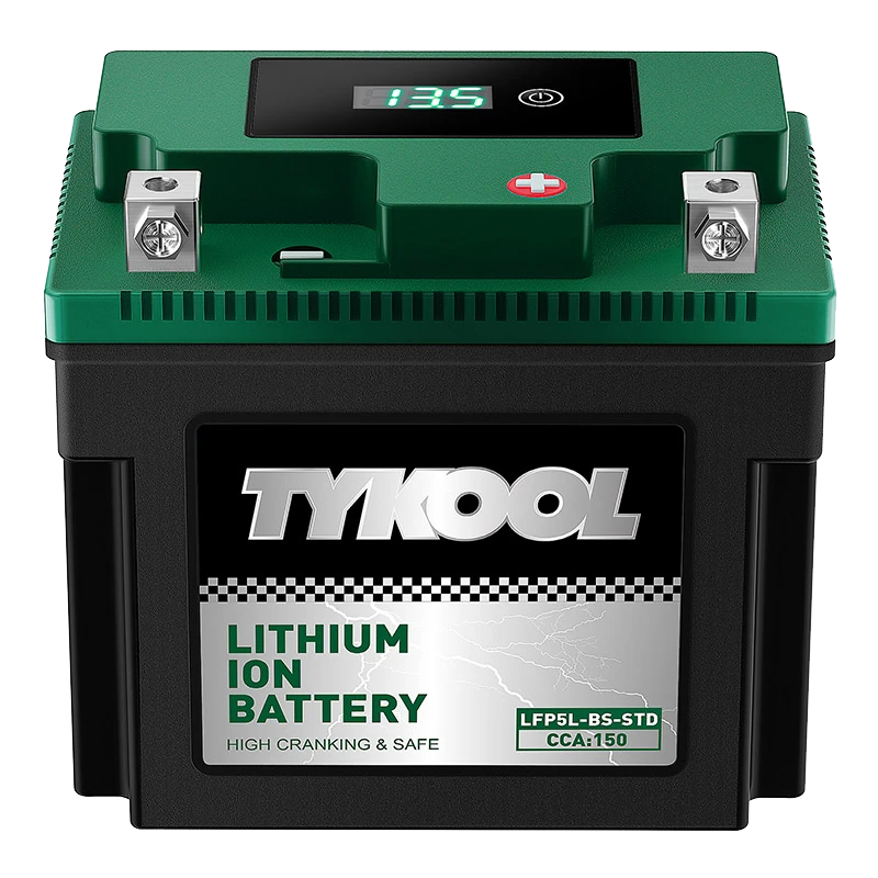 TYKOOL YTX5L-BS 12.8V 150CCA Lithium Motorcycle ATV Battery