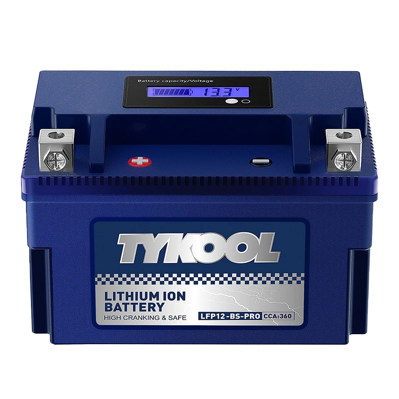 TYKOOL YTX12-BS-PRO Fast-charging Lithium LiFePO4 Motorcycle Scooter Battery