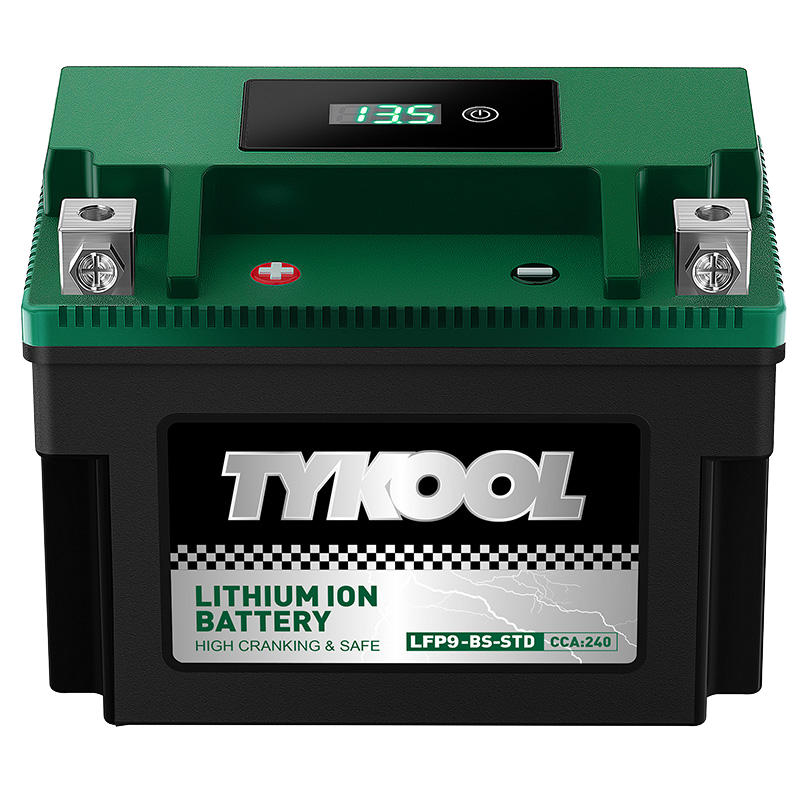 TYKOOL YTX9-BS-STD 12V 5AH Lithium LiFePO4 Powersports Battery